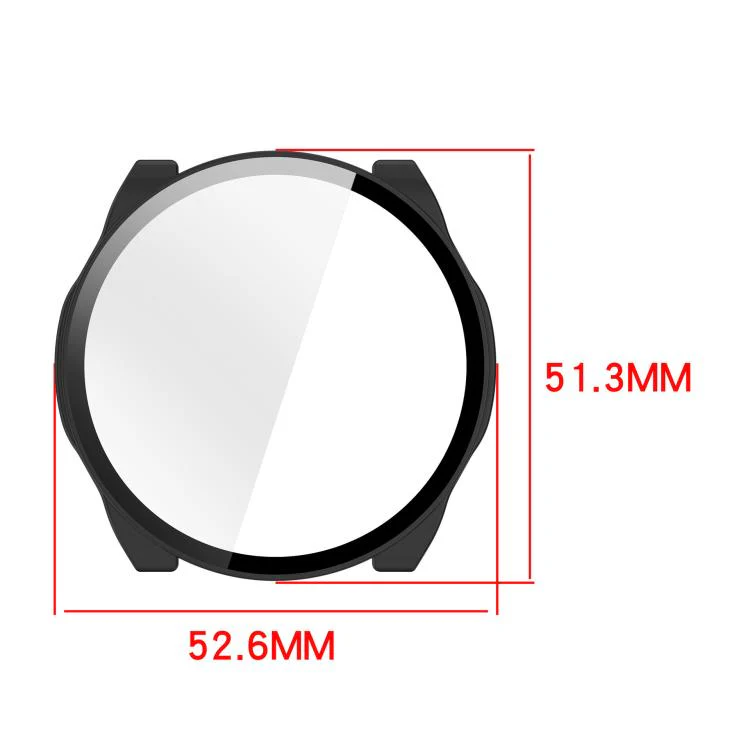 For Amazfit Cheetah 2 Ultra Tempered Glass Film Integrated PC Watch Protective Case(Transparent) - Image 8