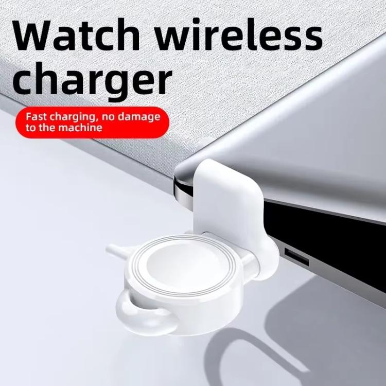 For Apple Watch 1/2/3/4/5/6/7/8/9/10/SE Magnetic Wireless Charger Mini Portable Smart Charger(Black) - Image 7