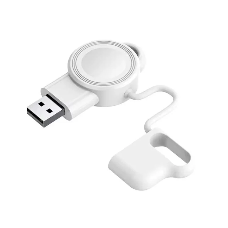For Apple Watch 1/2/3/4/5/6/7/8/9/10/SE Magnetic Wireless Charger Mini Portable Smart Charger(White)