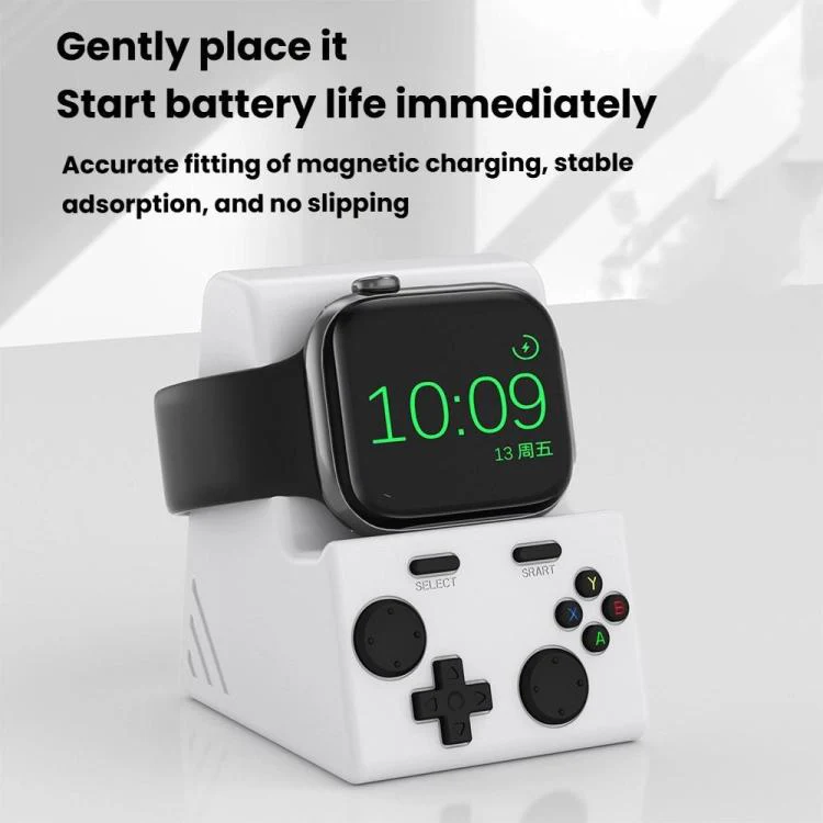 For Apple Watch Charging Base Watch Charger Stand, Without Charger(Rock Gray) - Image 2