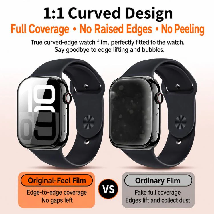 For Apple Watch Series 3/2/1 38mm Screen Protector Anti-Glare HD Clear Protective Film - Image 3