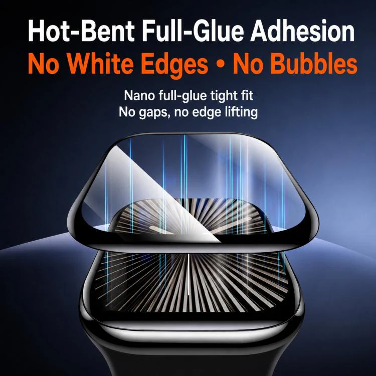 For Apple Watch Series 9/8/7 41mm Screen Protector Anti-Glare HD Clear Protective Film - Image 2