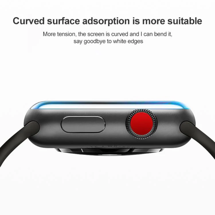 For Apple Watch Series 9 / 8 / 7 45mm Soft Hydrogel Film Watch Screen Protector with Locator - Image 5