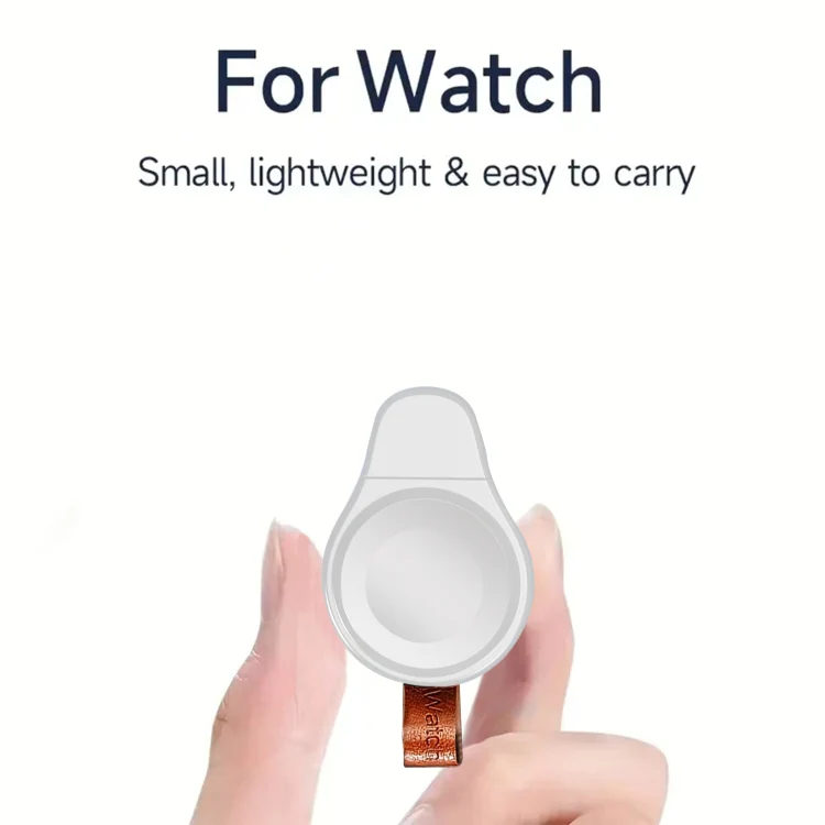 For Apple Watch Series A01 Portable Wireless Charger(White) - Image 2