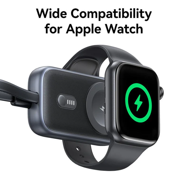 For Apple Watch Series USAMS CD245 1200mAh Portable Watch Wireless Charger with Cable(Desert Gold) - Image 9