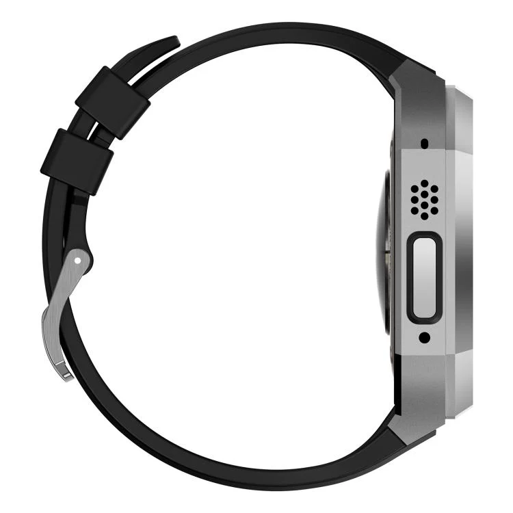 For Apple Watch Ultra 3 / 2 / 1 49mm Stainless Steel Protective Case Integrated Fluororubber Watch Band(Silver) - Image 7