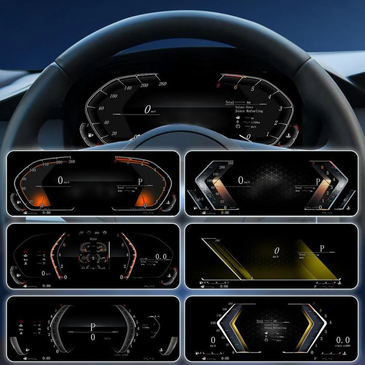 For BMW E60 / E61 2003-2009 Car HD LCD Multi-Mode Digital Odometer Speedometer with CarPlay - Image 6