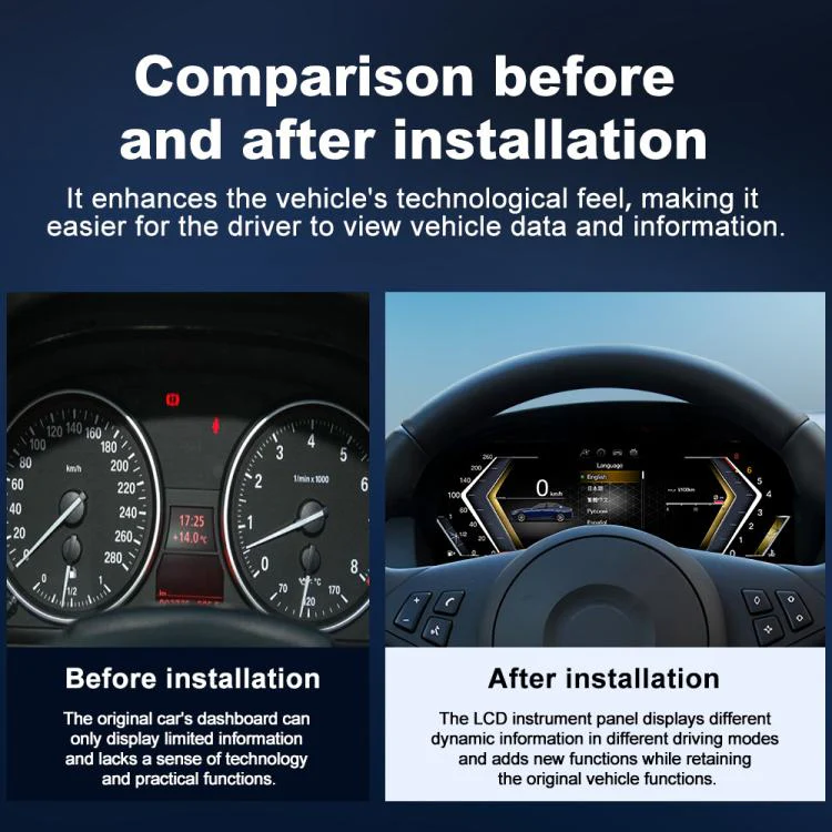 For BMW E70 X5 2006-2013 Car HD LCD Multi-Mode Digital Odometer Speedometer with CarPlay - Image 9