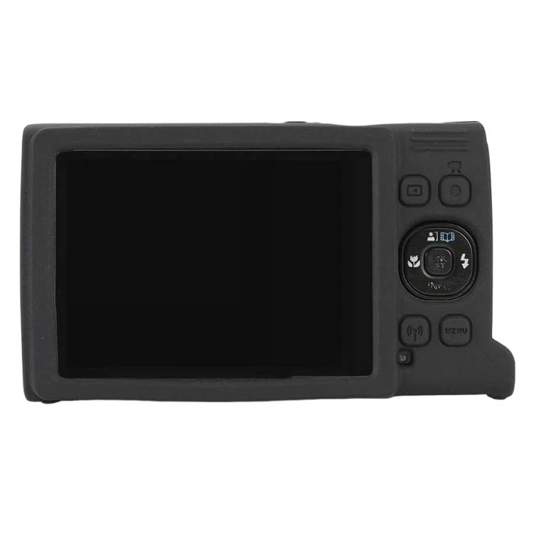 For Canon PowerShot ELPH 360 HS / IXY 650 Soft Silicone Camera Protective Case(Black) - Image 3