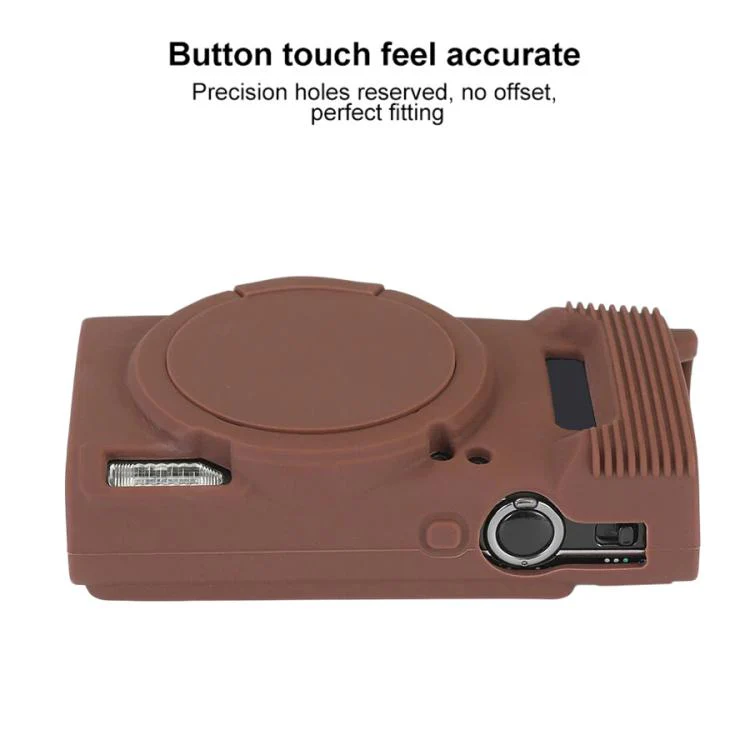 For Canon PowerShot ELPH 360 HS / IXY 650 Soft Silicone Camera Protective Case(Coffee) - Image 5
