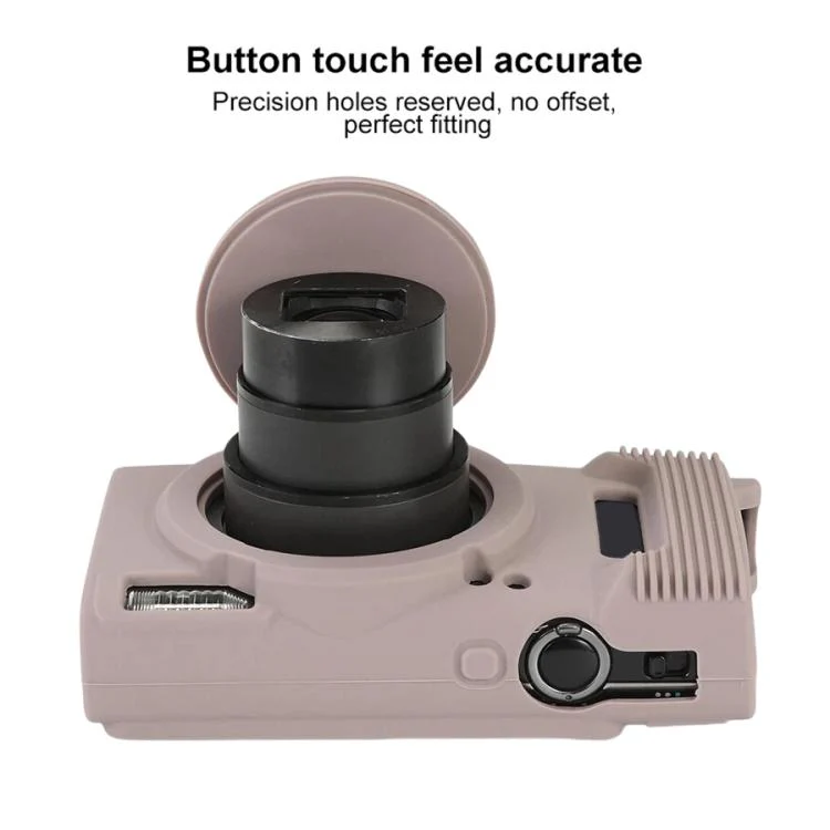 For Canon PowerShot ELPH 360 HS / IXY 650 Soft Silicone Camera Protective Case(Grey) - Image 5