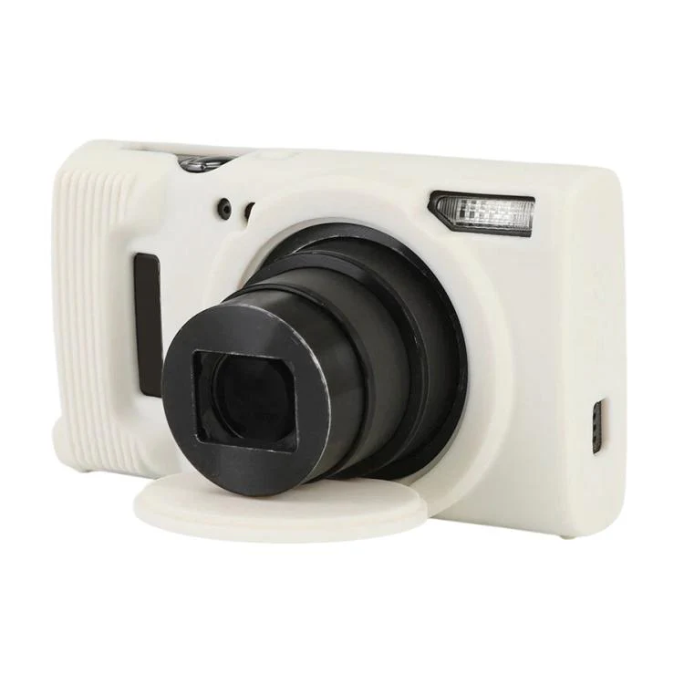 For Canon PowerShot ELPH 360 HS / IXY 650 Soft Silicone Camera Protective Case(White)