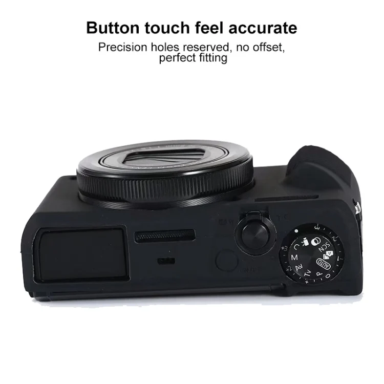 For Canon PowerShot G7 X Mark III / G7X III / G7X3 Soft Silicone Protective Case(Coffee) - Image 5