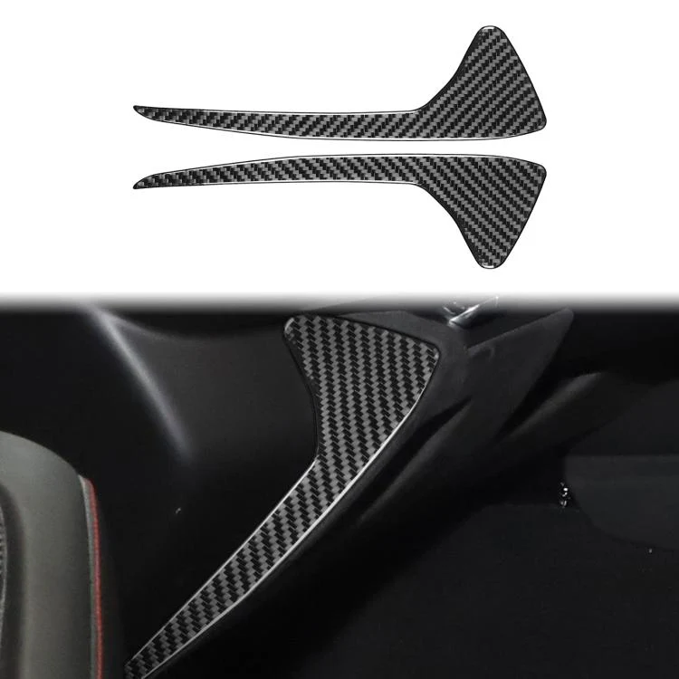 For Chevrolet Corvette C8 2pcs /Set Front Groove Side Decoration Sticker(Black) - Image 2
