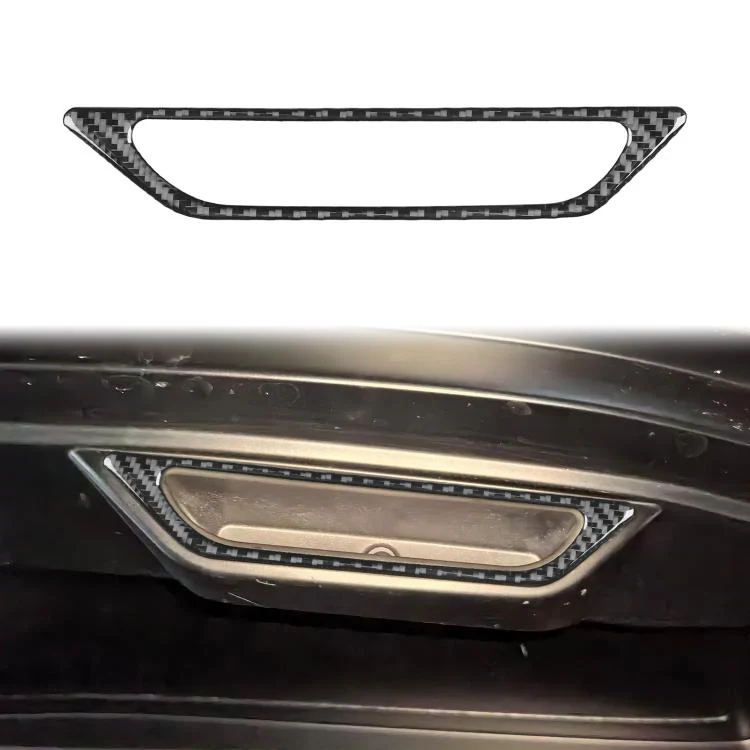 For Chevrolet Corvette C8 Trunk Handle Decoration Sticker(Black) - Image 2