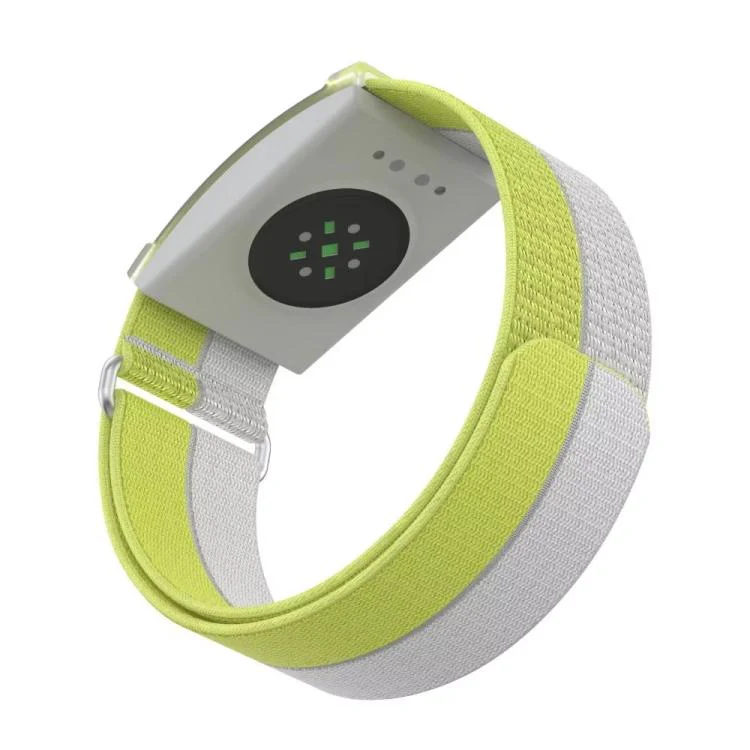 For COROS Heart Rate Monitor xDfind Metal Buckle Feather Yarn Breathable Nylon Quick-release Watch Band, Size:L Wrist Circumference 170-235mm(Yellow) - Image 2