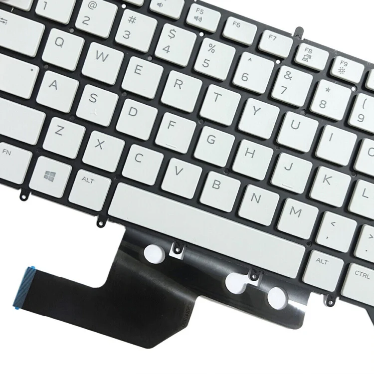 For Dell Alienware M15 / R3 / R4 US Version RGB Backlight Laptop Keyboard(White 0Y00RH) - Image 4