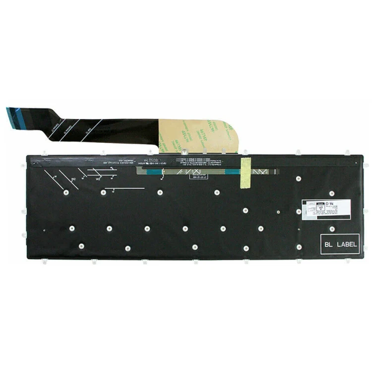 For Dell Inspiron 15-7566 / 17-7000 Series Laptop Keyboard(Black) - Image 3