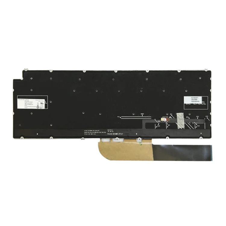 For Dell Inspiron 15 7590 / 7791 / 5584 US Version Backlight Laptop Keyboard(Black) - Image 3