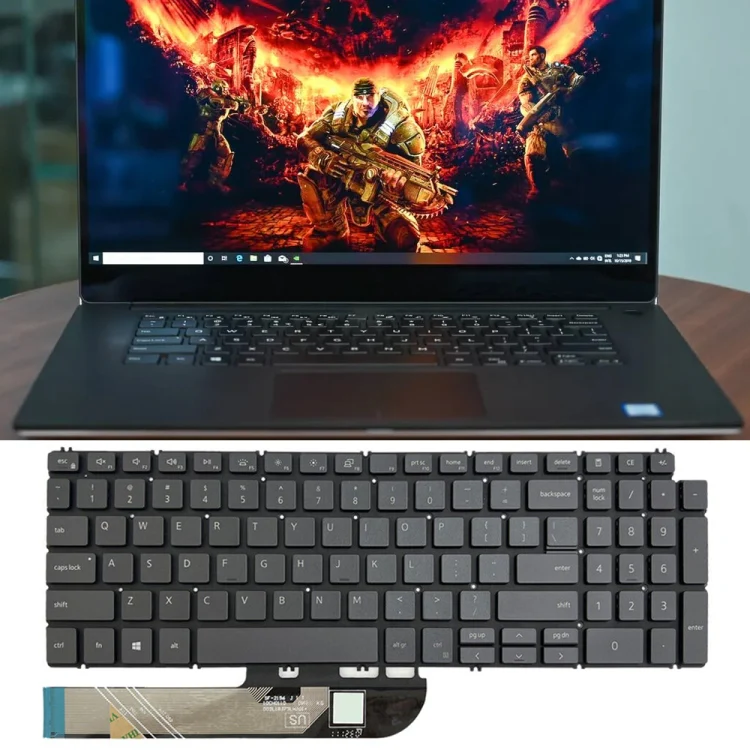 For Dell Inspiron 15 7590 / 7791 / 5584 US Version Backlight Laptop Keyboard(Black) - Image 6