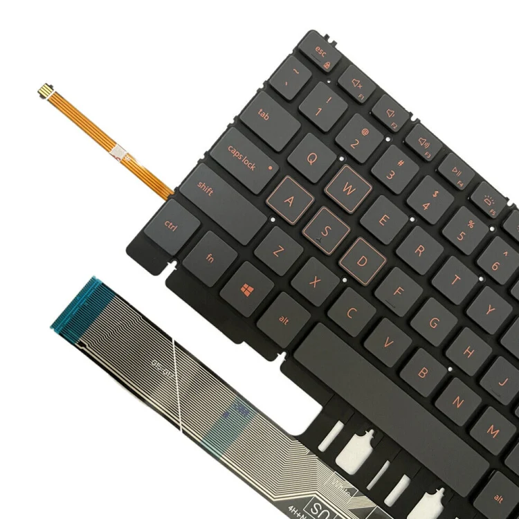 For Dell Inspiron G15 5510 5511 5515 5520 US Version Orange Backlight Laptop Keyboard - Image 5