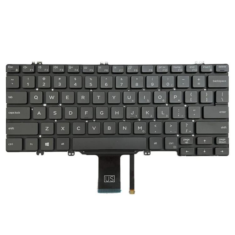 For Dell Latitude 7300 5300 5200 US Version Backlight Laptop Keyboard(Black) - Image 2