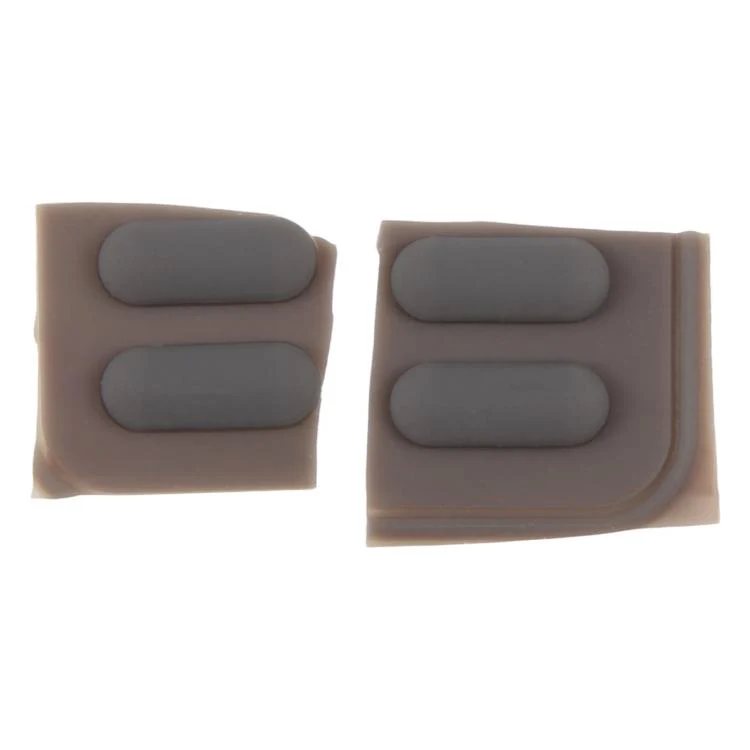 For Dell Latitude E5410 Bottom Case Rubber Mats Set with Adhesive Backing (Dark Gray)