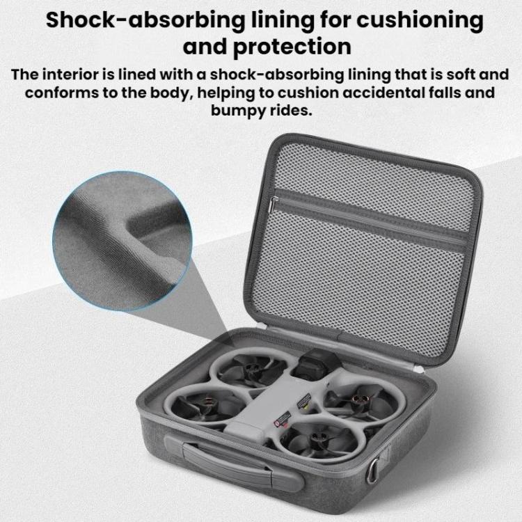 For DJI Avata 360 BRDRC Drone Carrying Case(Gray) - Image 8