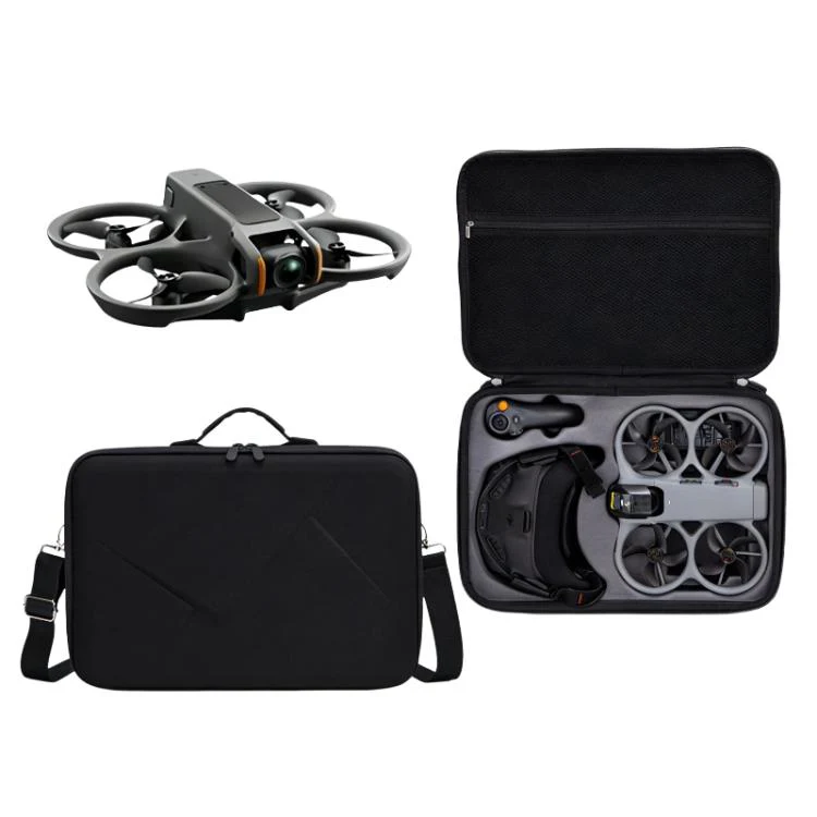 For DJI Avata 360 Motion Combo Carrying Case Protective Storage Bag Travel Shoulder Bag Black