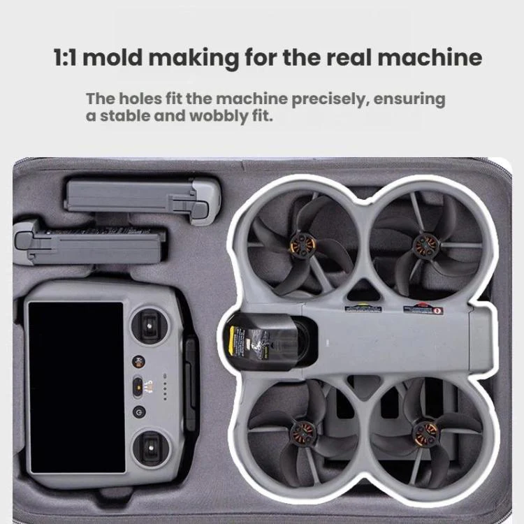 For DJI Avata 360 Motion Combo Carrying Case Protective Storage Bag Travel Shoulder Bag Gray - Image 5