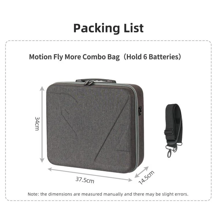 For DJI Avata 360 Sunnylife Carrying Hard Travel Storage Bag 5-Batteries Combo Bag - Image 18