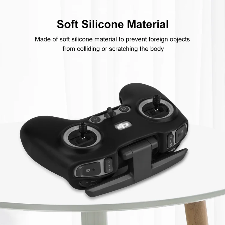 For DJI FPV Combo Remote Control PULUZ Silicone Protective Case (Black) - Image 5