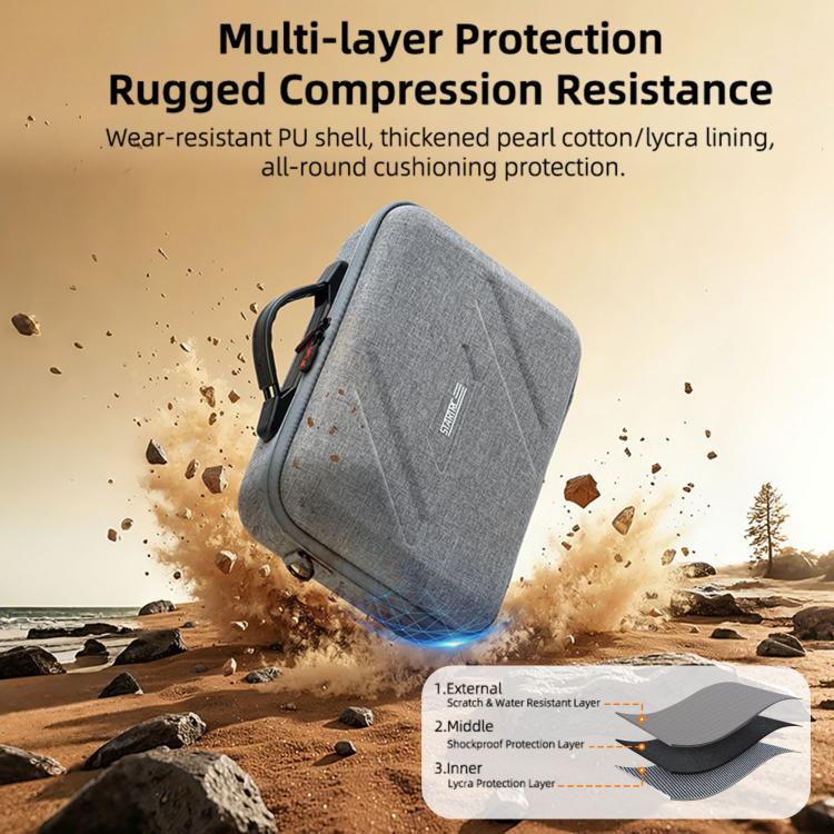 For DJI Lito 1 / X1 STARTRC Shoulder Storage Bag Integrated Handbag (Grey) - Image 9