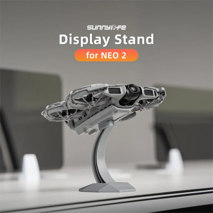 For DJI Neo 2 Sunnylife Desktop Display Stand Drone Mount Exhibition Base Bracket (Dark Gray) - Image 3
