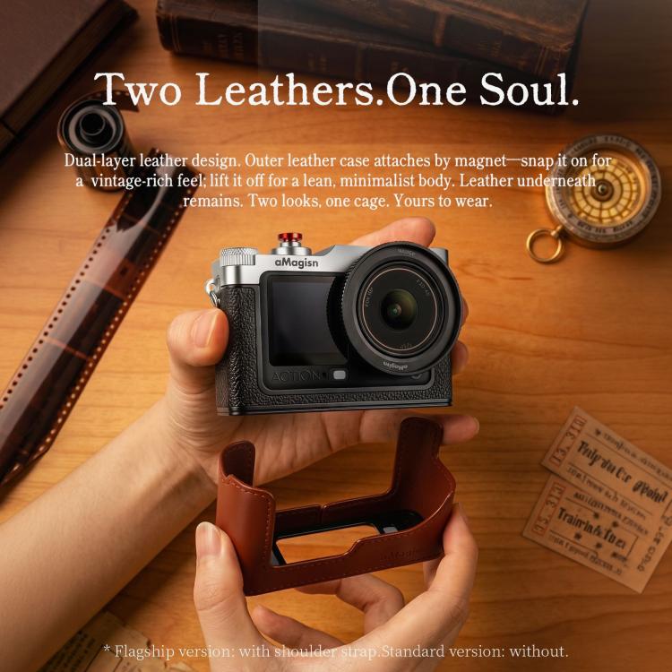 For DJI Osmo Action 6 aMagisn Vintage Street Vlog Camera Cage Metal Case Flagship Version - Image 6