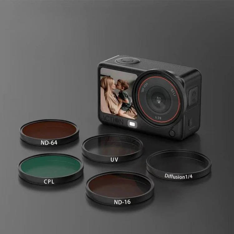 For DJI Osmo Action 6 Camera Lens Filter CPL+ND16+ND32+Diffusion1/4 - Image 2