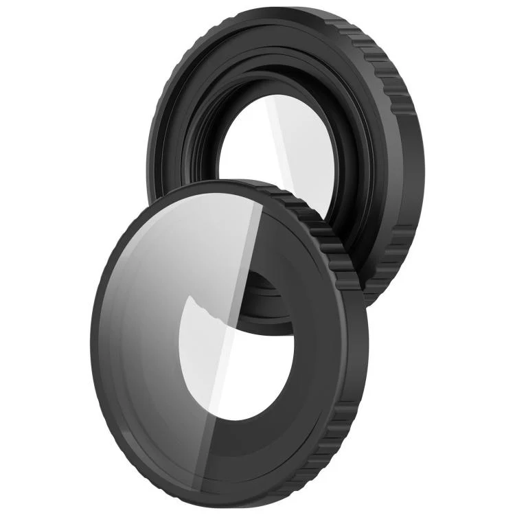 For DJI Osmo Action 6 Camera Lens UV Filter Protector Glass Cover(Black) - Image 2