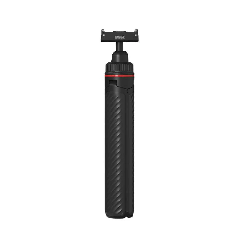 For DJI Osmo Action 6 / Nano BRDRC Extended Selfie Stick Quick-Release Tripod(Black)
