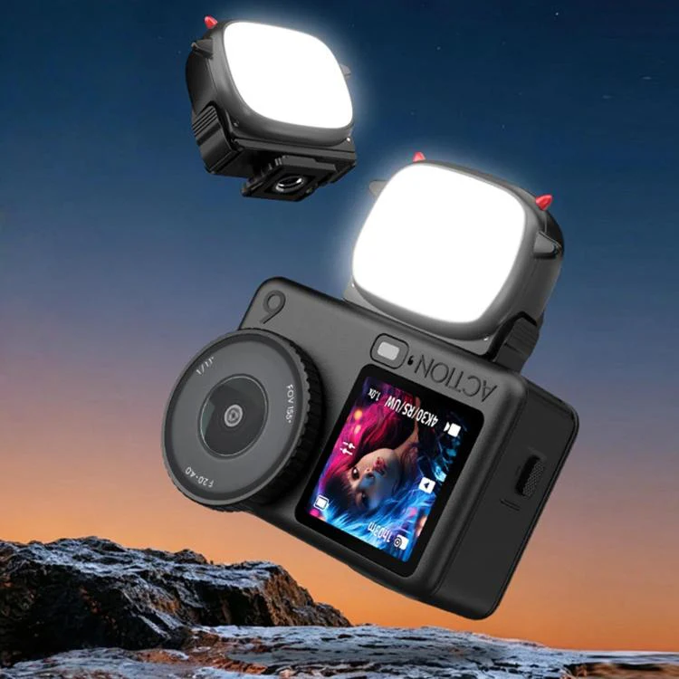For DJI Osmo Action 6 / Nano BRDRC Handheld Selfie Monster Fill Light Accessory - Image 13