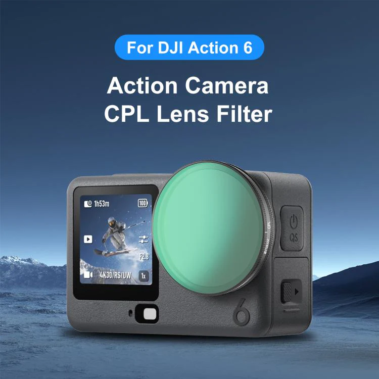 For DJI Osmo Action 6 PULUZ Action Camera CPL Lens Filter - Image 2
