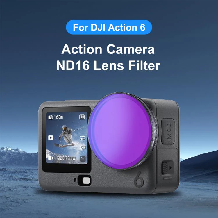 For DJI Osmo Action 6 PULUZ Action Camera ND16 Lens Filter - Image 2