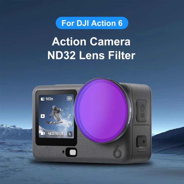 For DJI Osmo Action 6 PULUZ Action Camera ND32 Lens Filter - Image 2
