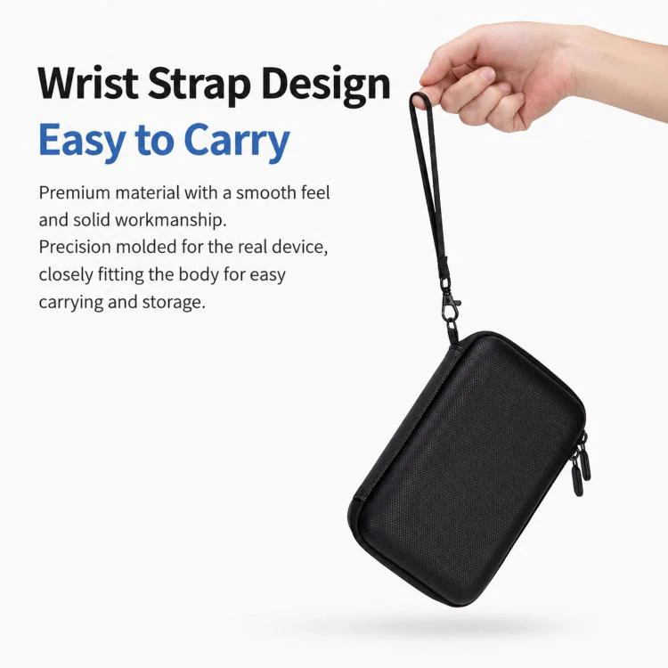 For DJI Osmo Nano Travel Kit Storage Bag Action Camera Handheld Pouch(Black) - Image 4