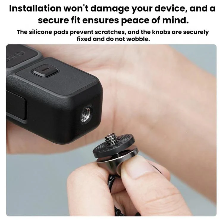 For DJI Osmo Packet 4 / 3 BRDRC Magnetic Telescopic Backpack Hook Anti-Loss Rope(Black) - Image 7
