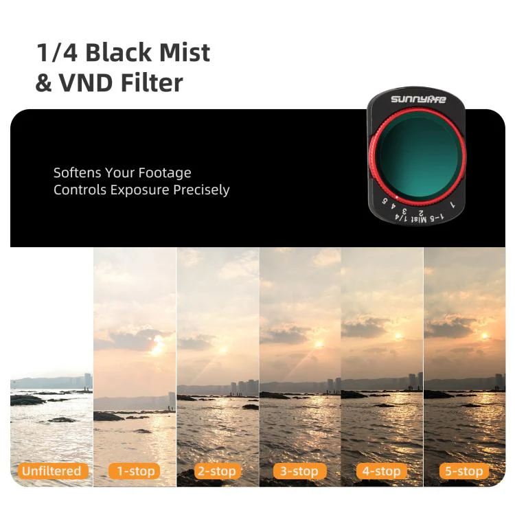 For DJI OSMO Pocket 3 Sunnylife Camera Lens Magnetic Metal Filter, Filter:3 in 1 CPL ND8/16 - Image 18