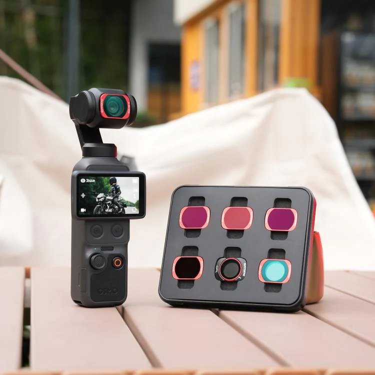 For DJI OSMO Pocket 3 Sunnylife Camera Lens Magnetic Metal Filter, Filter:3 in 1 CPL ND8/16 - Image 2