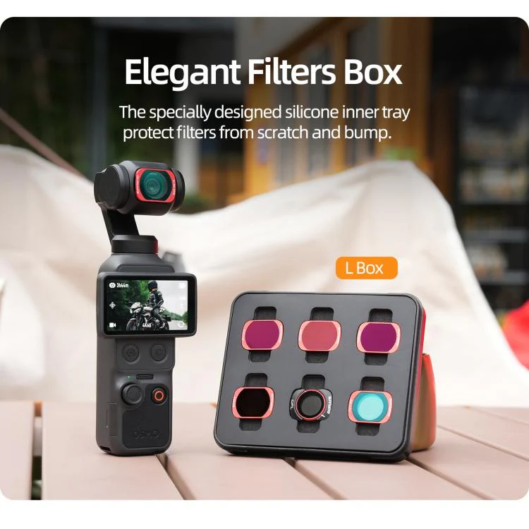 For DJI OSMO Pocket 3 Sunnylife Camera Lens Magnetic Metal Filter, Filter:MCUV - Image 12