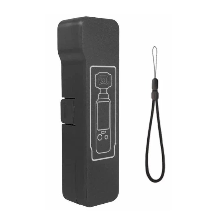 For DJI Osmo Pocket 4 / 3 Long Anti-fall Anti Scratch Shockproof Flip Cover(Black)