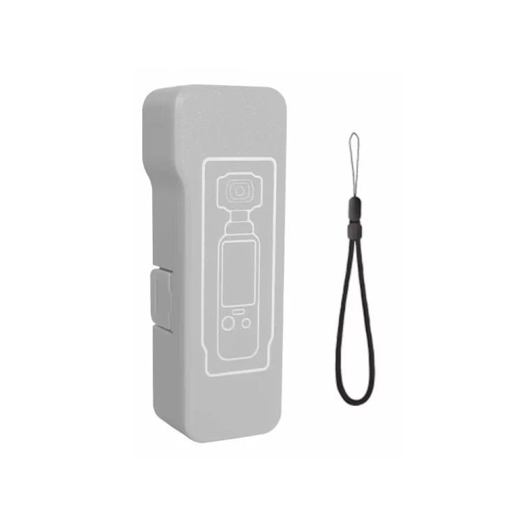 For DJI Osmo Pocket 4 / 3 Short Anti-fall Anti Scratch Shockproof Flip Cover(Grey)