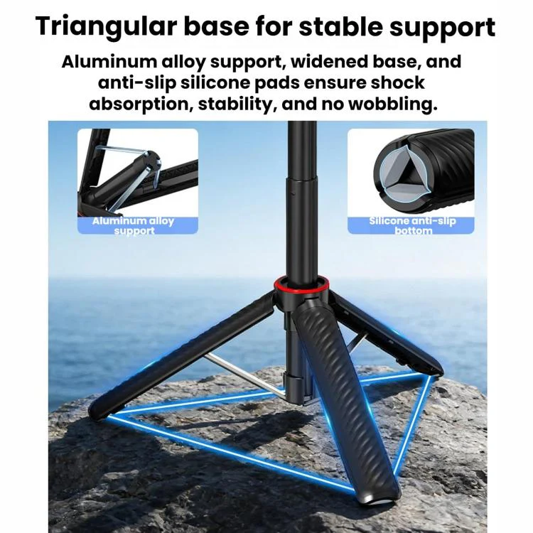 For DJI Osmo Pocket 4 / Action 6 / GoPro BRDRC Selfie Extension Tripod(1/4 Mount) - Image 8